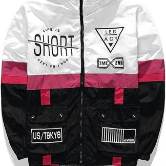 Lightweight Windbreaker Jacket Casual Zip Up Jackets With image 1