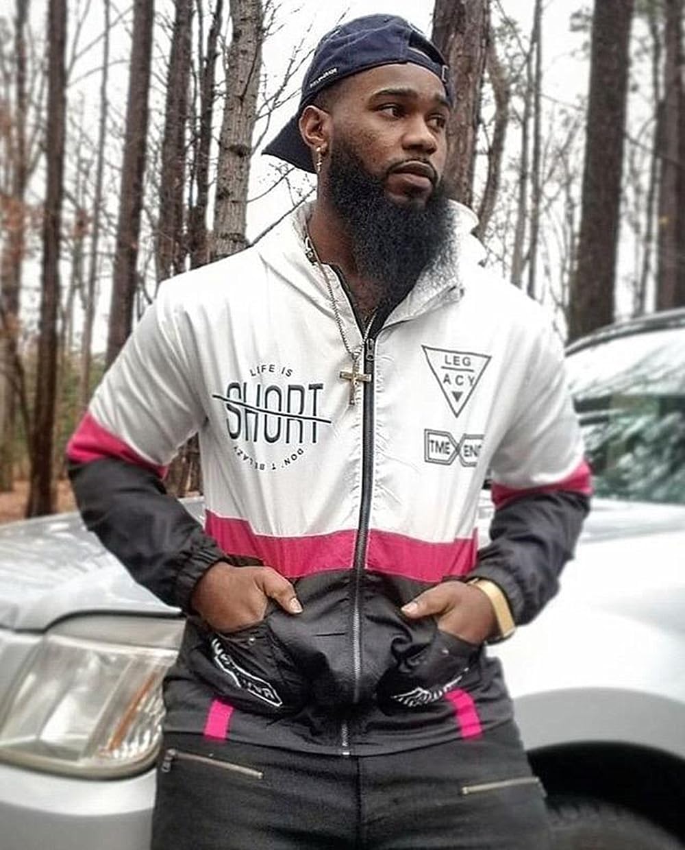 Lightweight Windbreaker Jacket Casual Zip Up Jackets With image 3