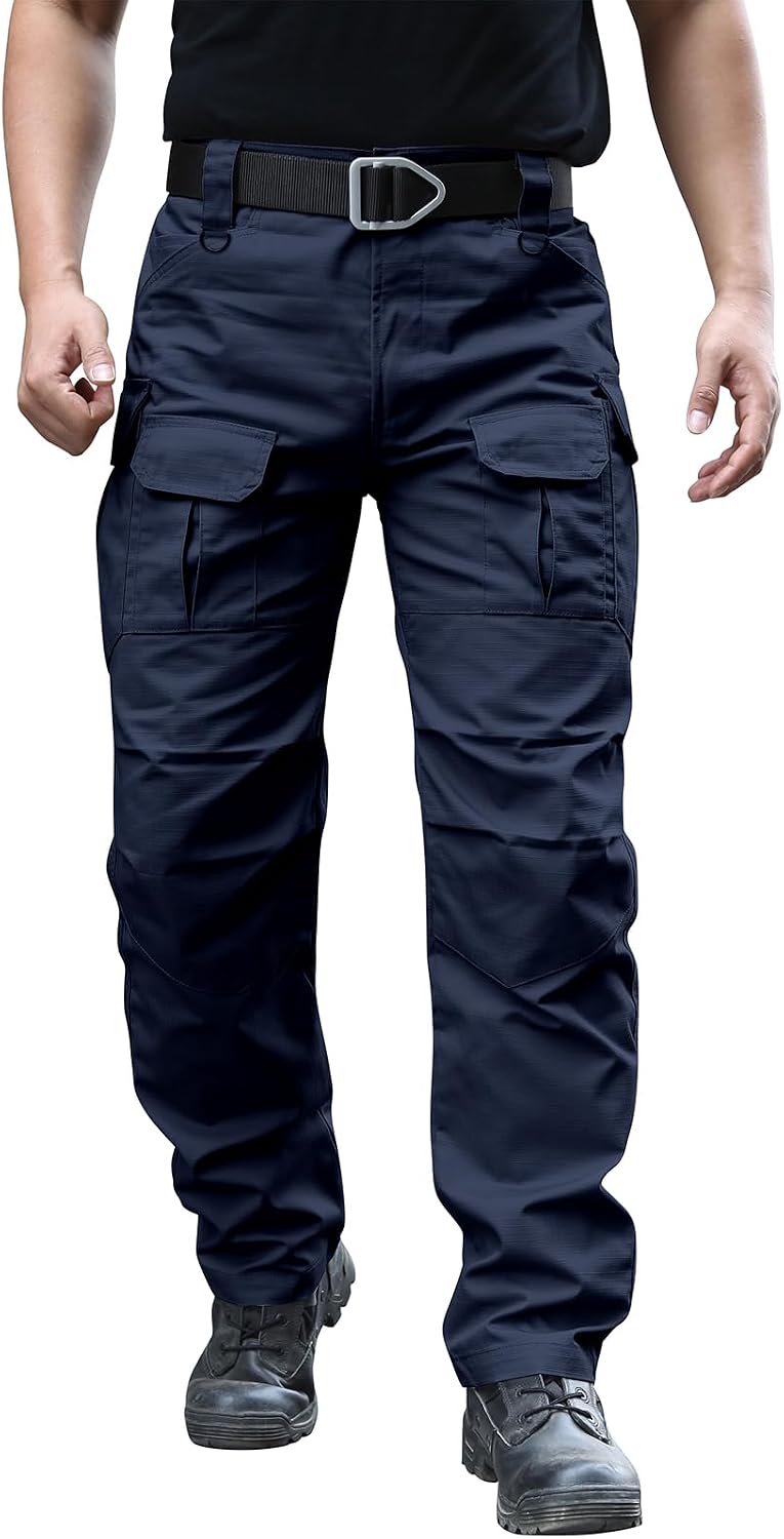 Stretch Tactical Pants Water Resistant Ripstop Cargo Pants image 3